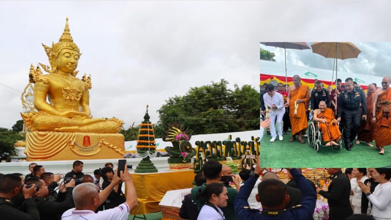 บุญใหญ่แห่งปี หลวงปู่ศิลาและแม่ทัพภาคที่ 2 นำสร้าง“สมเด็จพระพุทธมหาจักรพรรดิ”